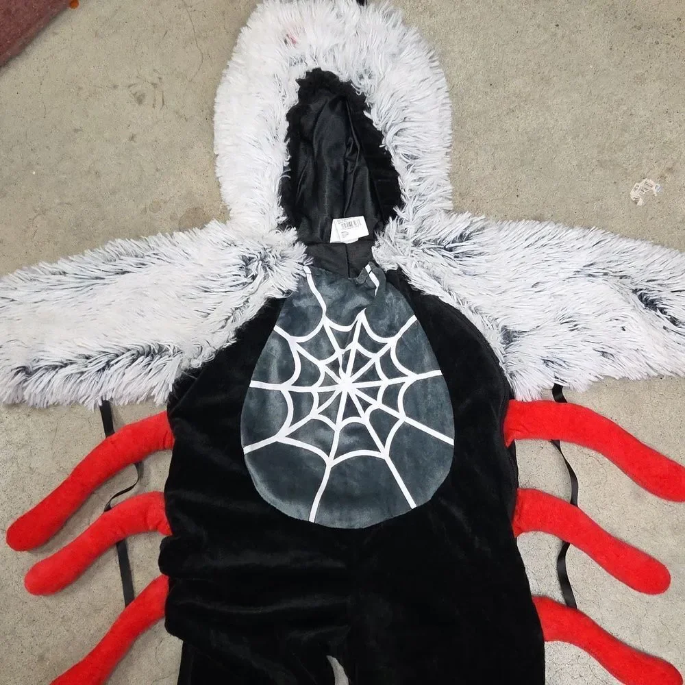 Spider Costume Toddler 18-24 Months Spider Boys Girls Hooded Jumpsuit Hyde & Eek